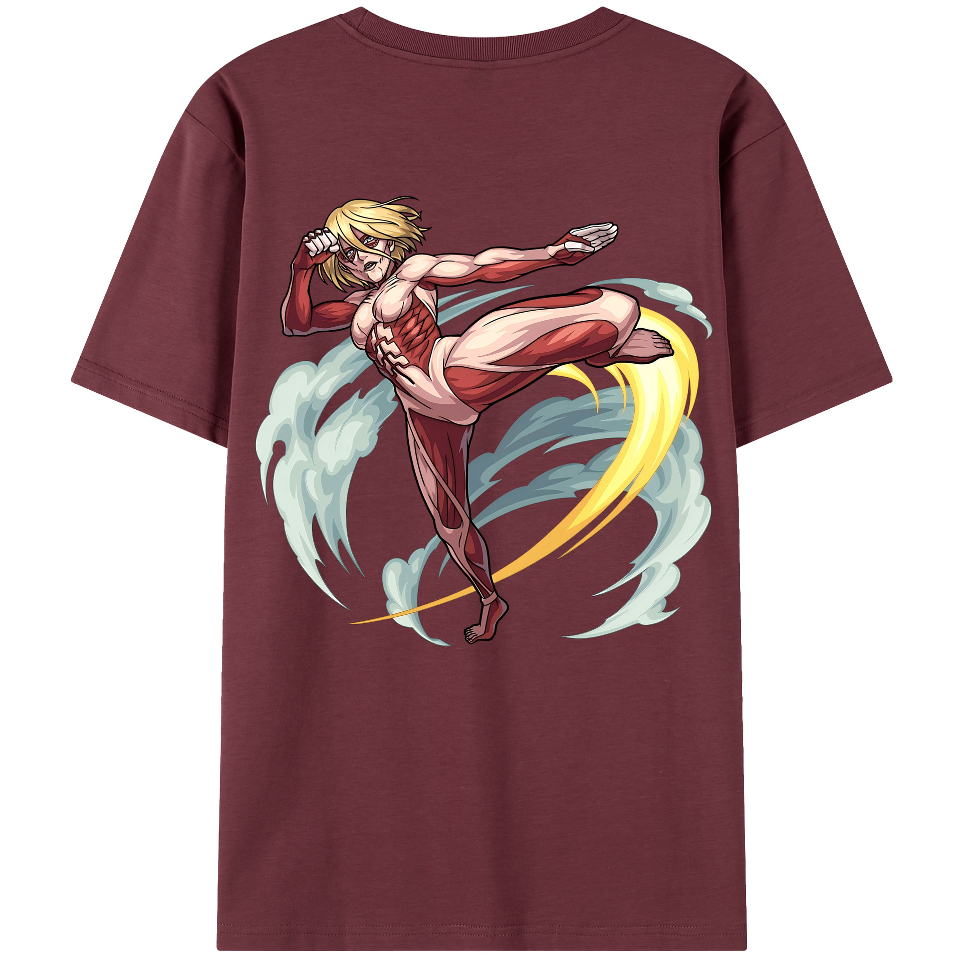 （画像用） 進撃の巨人 Attack on Titan 綿100％半袖Tシャツ（背面プリント）